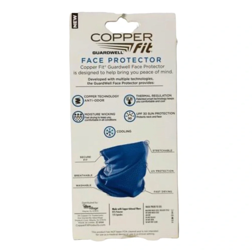 Copper Fit Guardwell Lightweight & Beathable Face Protector Ages 8+